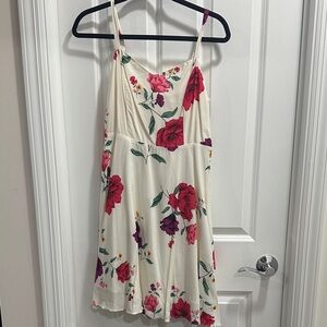 Floral Spaghetti Strap Dress